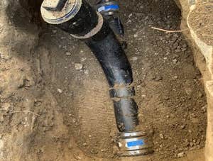 Clean out access installation