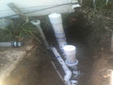 Under slab tunnels These are hand dug tunnels under the concrete slab foundation of homes where we installed a new drain line system.