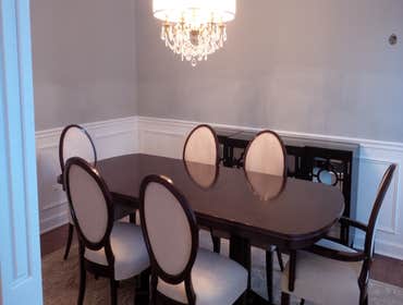 Dinning room wainscoting