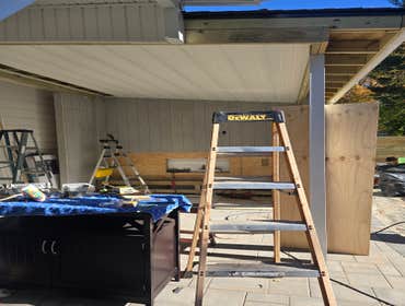 Photos by Rojas Landscaping & Handyman Services LLC #1 Preasure Threated Wood Horizontal Fence Installation
Exterior Fire Place
Paavers Patio/walkway