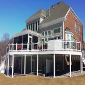 Maintenance free curved deck