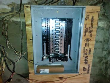 new 200 amp panel install