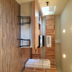 Studio apartment This is a studio apartment I did .
All work accept plumbing , and electrical was done by me .