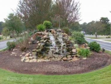 Portfolio of Water Features Some of the water features in our portfolio of completed projects include Twelve-foot waterfalls, multi-tiered water pond s