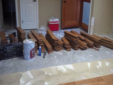 NEW INSTALLATION SAND AND REFISHING