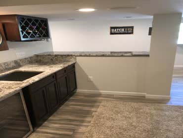 Basement remodel