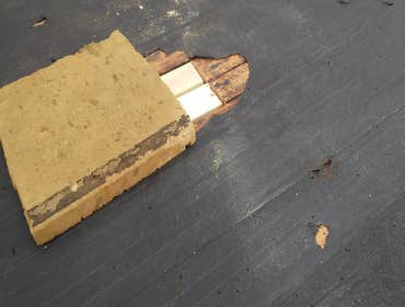 Replace rotten wood