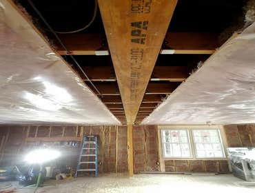 Photos by Nobleport Construction LLC #17 open concept remove bearing wall flush with ceiling.
