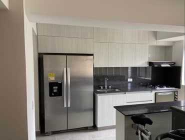 Kitchen and bathroom design.