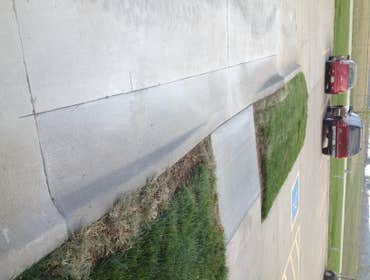 Curb and gutter with ADA ramp
