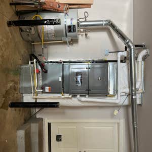 Photos by Nokaoi Heating and Air #1 Ruud 95% Downflow furnace and Ruud 13.4 Seer Air Conditioner