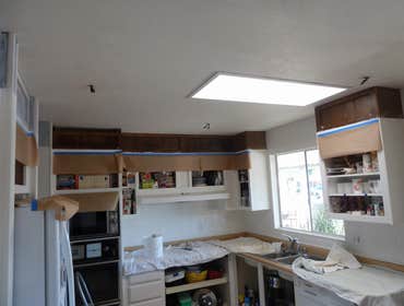 Mobile Home kitchen kitchen repaint