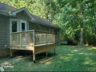 Lewiston, NY Deck Build Gardella Construction completed a 10x10 deck build in Lewiston, NY. The project included constructing the deck structure, insta