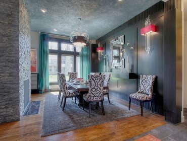 Two Sided Fireplace Dining
