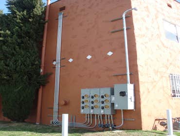 Photos by Oren Raveh #1 Install Meter section for 12 Units