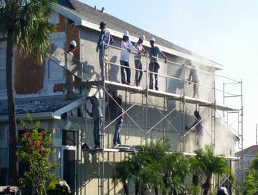 Stucco removal