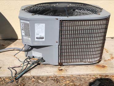 Photos by Gary D Vaughn LLC #1 Before and after pictures electrical and air conditioning installation.