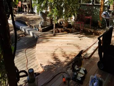 Custom designed deck by Owner Jeremy Travis This Deck was part of a partial home remodel.