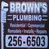 Browns Plumbing Services Inc logo