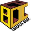 B D C E Concrete Corporation logo