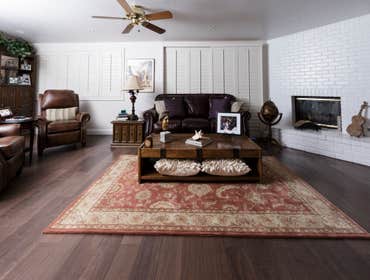 Complete Remodel of Transitional Home: Karen This client had not updated her home since approx: the 70's. She had green carpet throughout, old electric