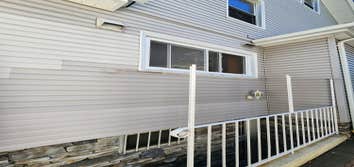 Photos by C&j All in One Property Solutions LLC #2 The small metal ceiling shed was removed and replaced with a new wood-framed shed finished with asph