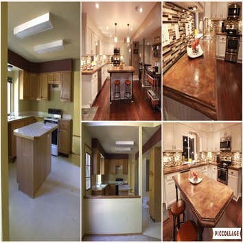 Renovation That Started It All... This renovation helped the owner realize his true calling. Not only skilled in electrical work, he is also able to do