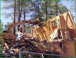 Demolition of old home
