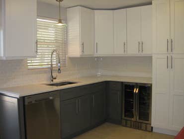 kitchen remodel project at 852