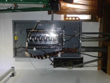 Photos by Infinite Electrical Care LLC #1 100amp Panel Upgrade with new copper feeder wires