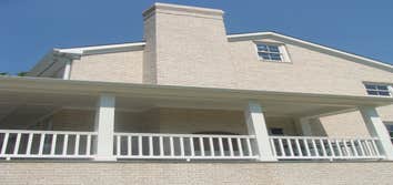 Chimneys Chimney with outdoor arched bbq pitt.