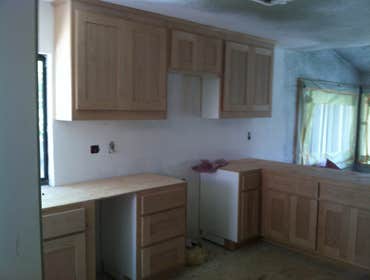 Kitchen cabinets