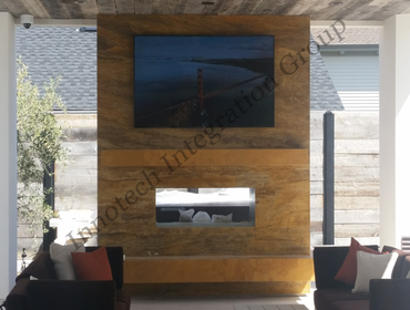 Outdoor TV install