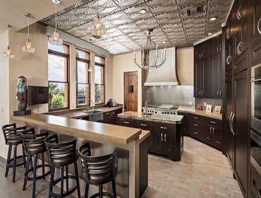 Luxury Urban This urban luxury home features many unique finishes to the downtown Phoenix area. The kitchen boasts finishes such as concrete counters,