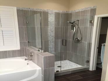 MASTER BATH: BEFORE & AFTER Complete gut/demo and 100% renovation.