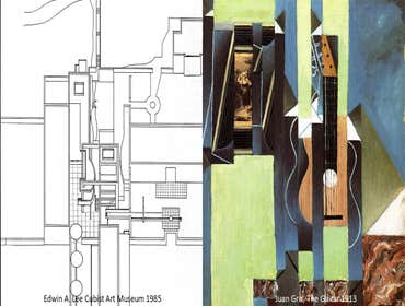 Cubist Art Museum for Modern Art by Edwin A. Lee Architect, A.I.A, NCARB