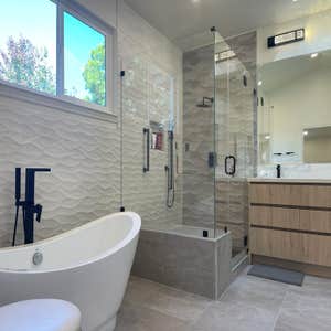 Modern Bathroom Renovation By OM'S REMODELING