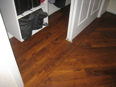 Photo(s) from Beau Monde Fine Floors Inc Amtico's planks with stripping