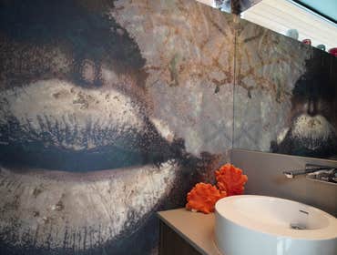 Design - build wallpaper custom vanity