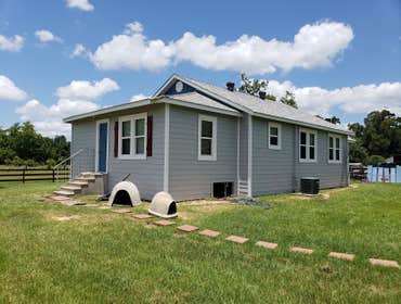 LP SmartSide siding job Conroe Texas by Texas Home Exteriors.