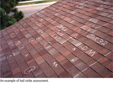 Hail damage