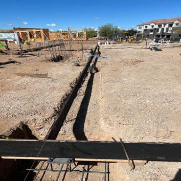 Turndown Style Slab Foundation formed