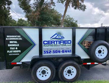 Photos by Certified Roofing Solutions, LLC #4 Our Trucks