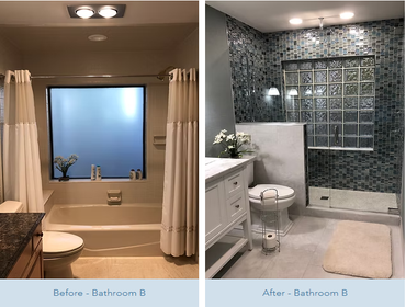 Before and After photos of our Work
