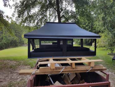 Chimney cap ready for delivery