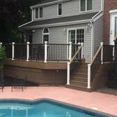 Patio deck renovation-Nutley Existing patio deck renovated