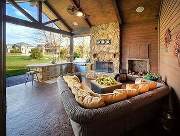 Lanai and Outdoor Kitchen