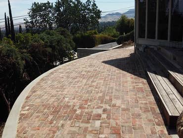 Brick patio