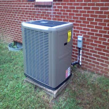 Photo(s) from Tj S Odds And Ends york brand 5 ton 18 seer heat pump inside /furnace installed , new lines, thermostat, fuse box super efficient custome