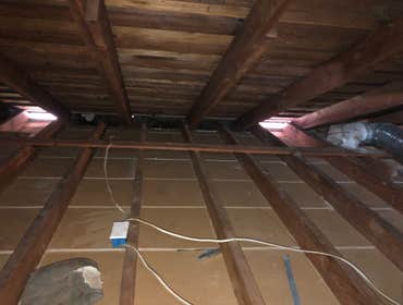 Attic cleaning and insulation - Pomona